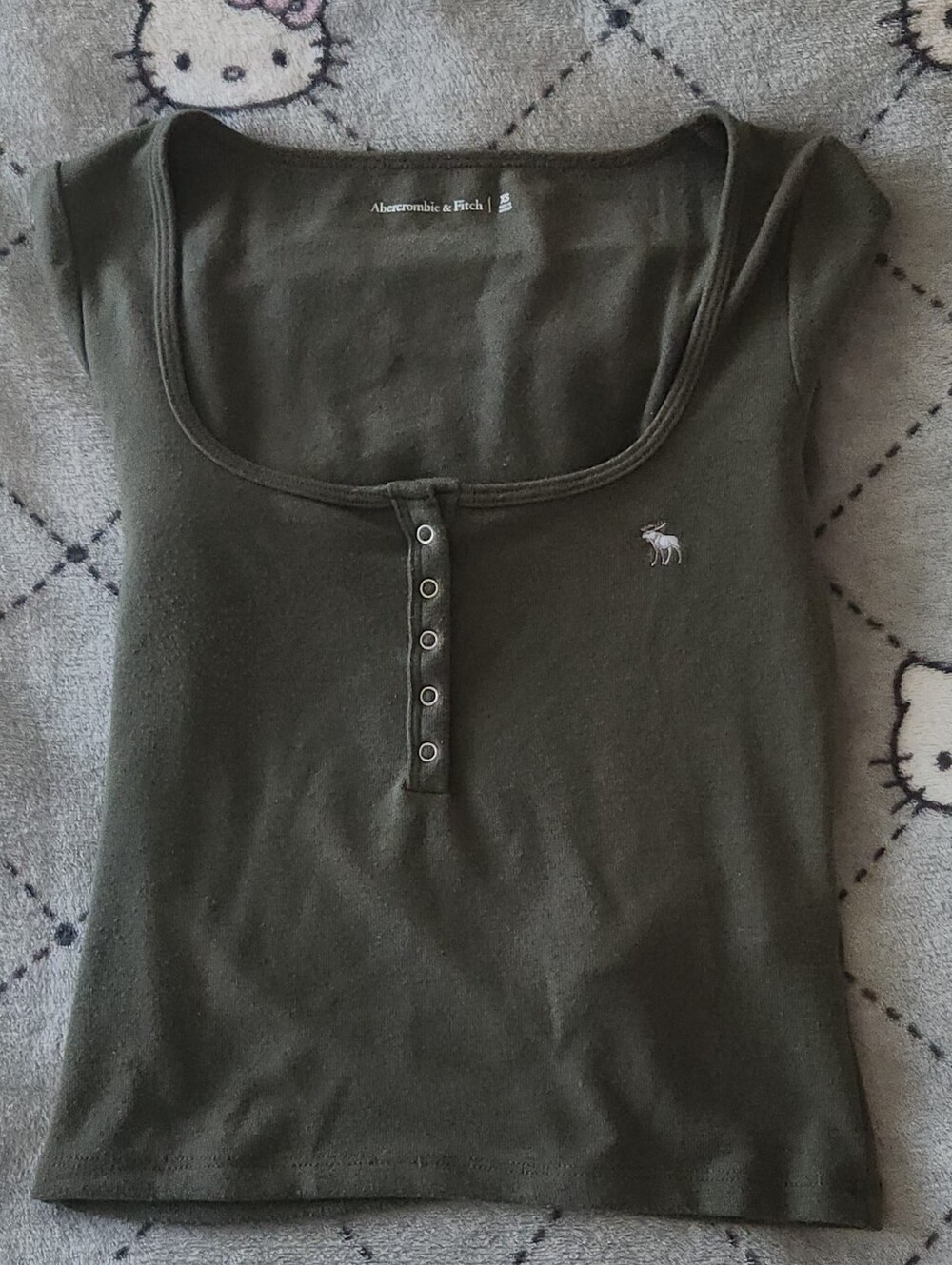 Abercrombie snap button shirt
